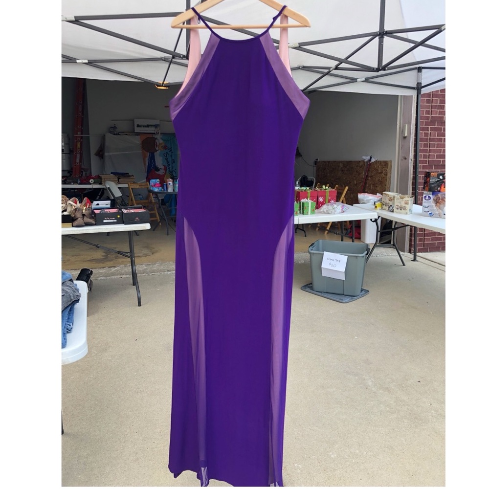 Long Purple dress